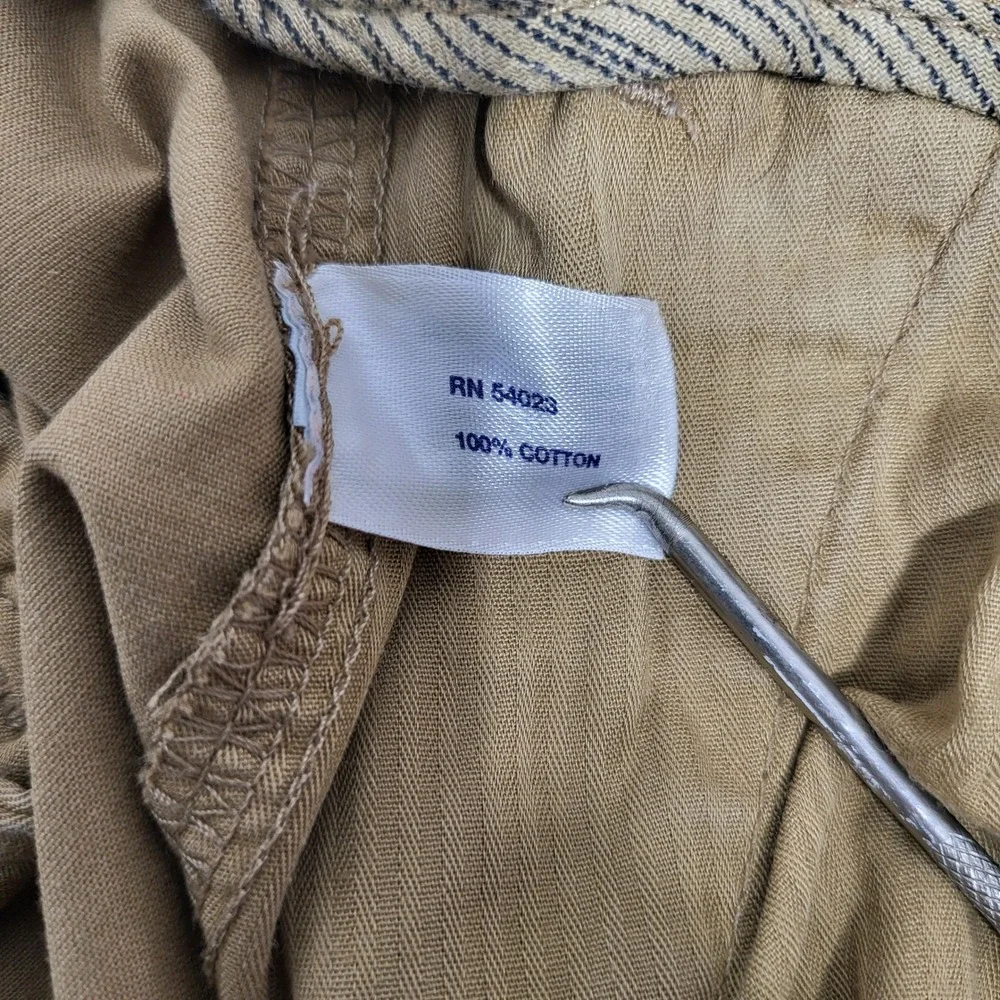 Gap Women Straight Fit Straight Leg‎ Khaki Cotton Pants Size 4 Regular